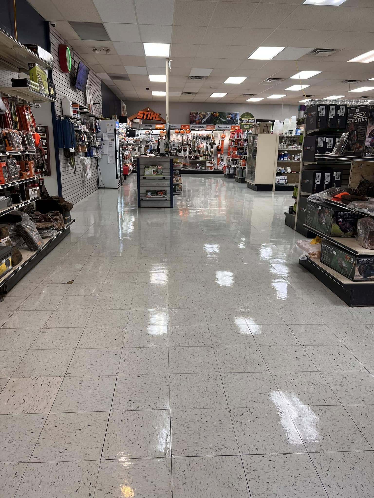 clean tile floors
